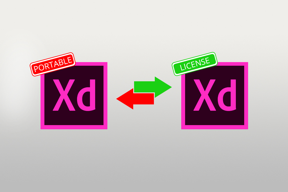 adobe xd portable or adobe xd license