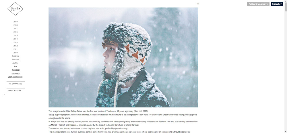 if you leave tumblr photography