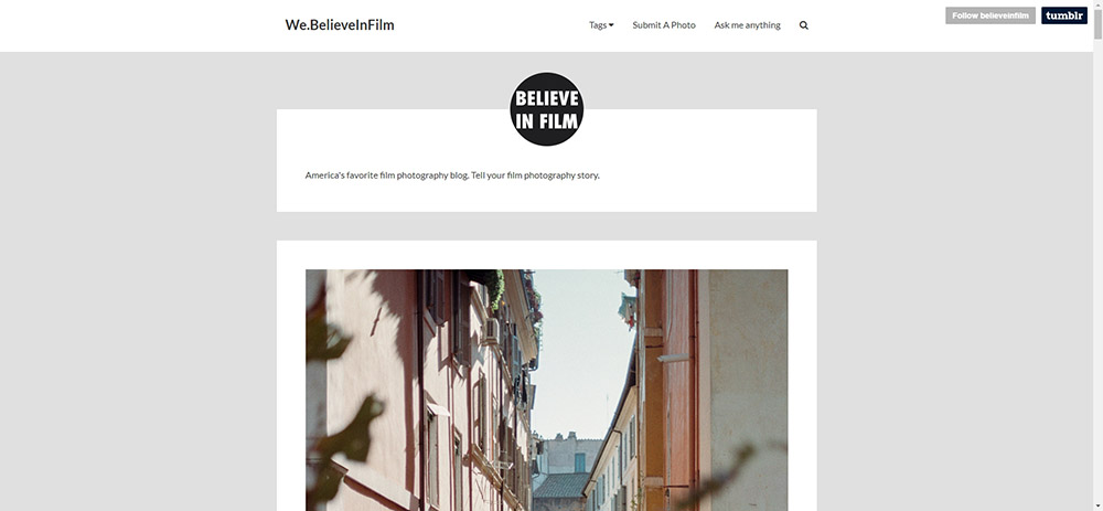 we believe in film tumblr photography