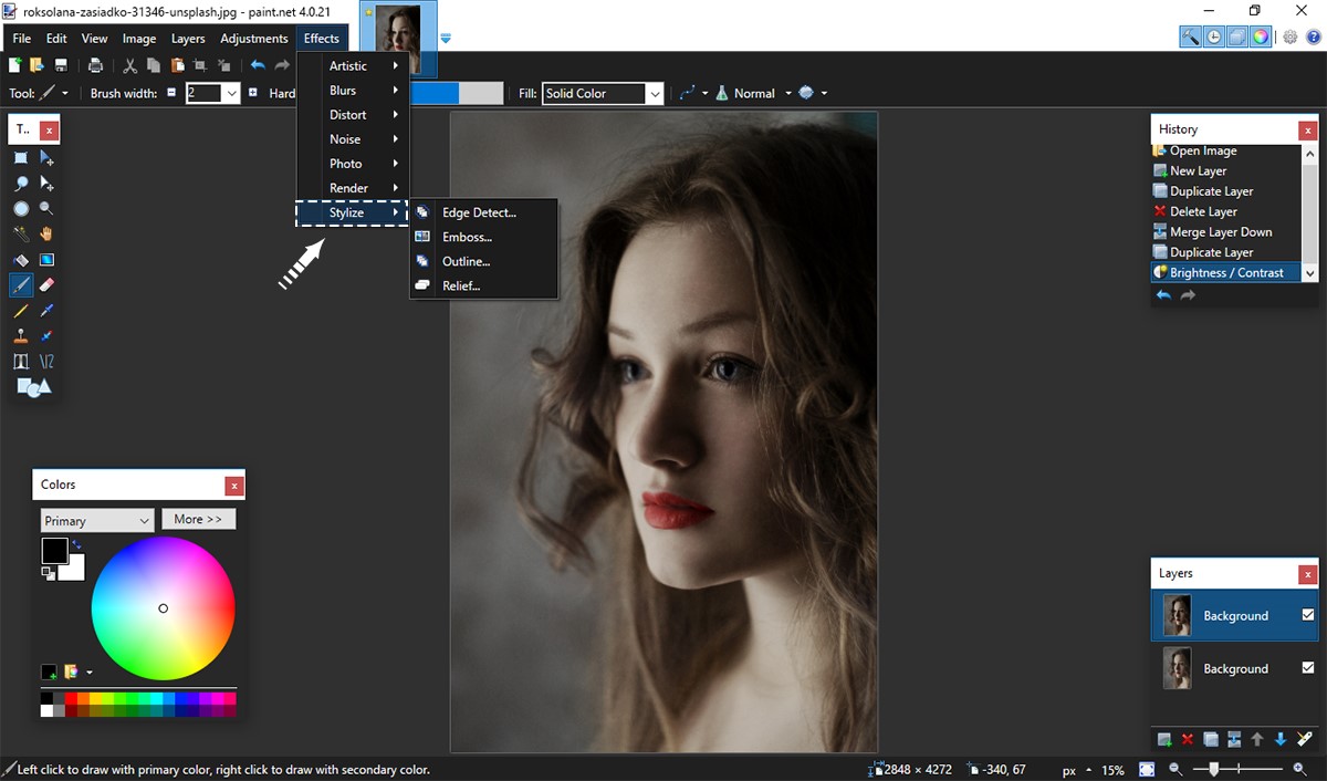 paint net photo editor plugins
