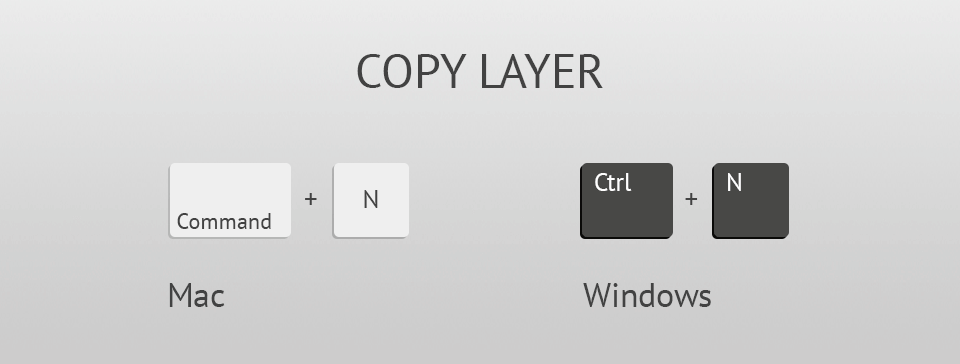 photoshop keyboard shortcuts copy layer