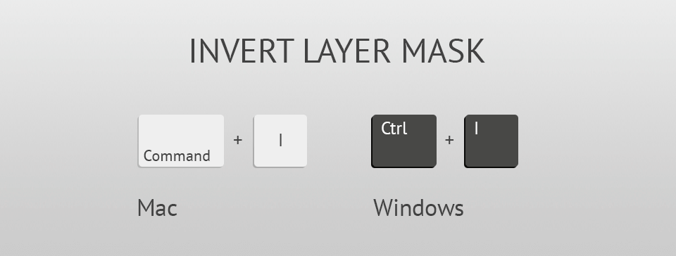 photoshop keyboard shortcuts invert layer mask