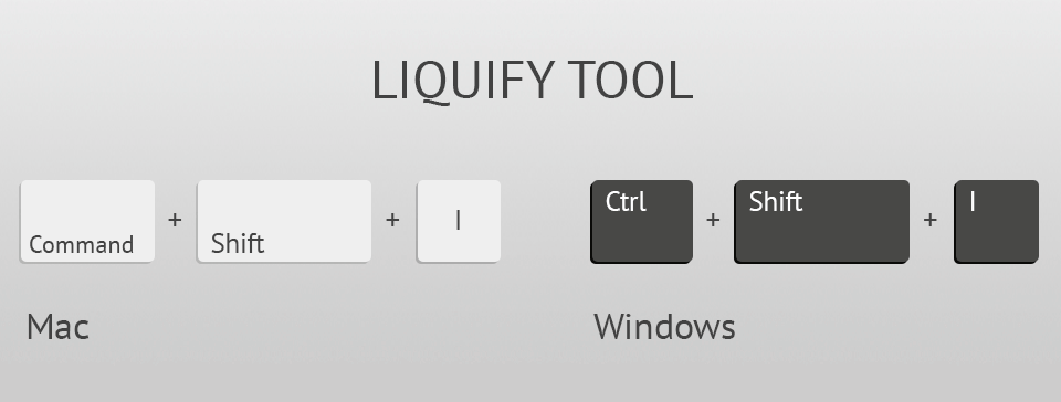 photoshop keyboard shortcuts liquify tool