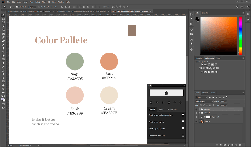 ink photoshop plugin