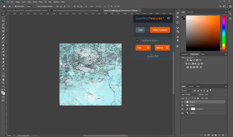 seamless textures 2 photoshop plugin