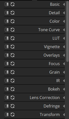 alien skin exposure review adjusting panel