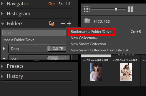 alien skin exposure review bookmarks function