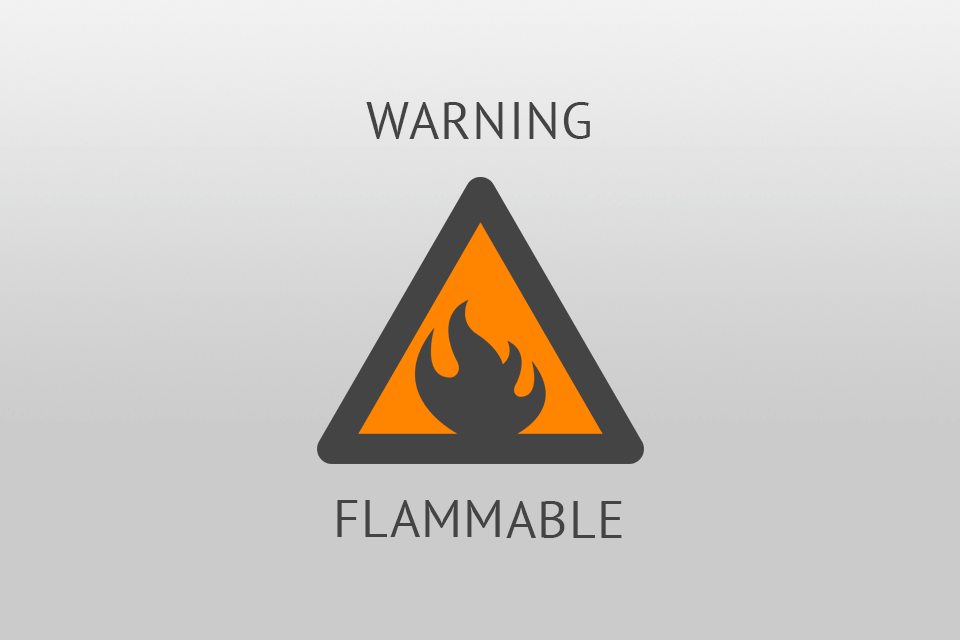 flammable warning fire photography
