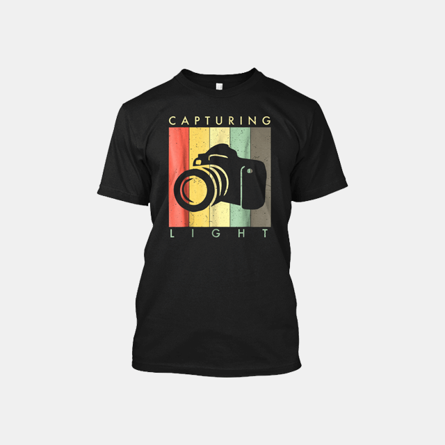 capturing light photography shirts
