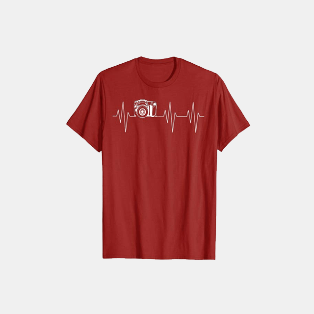 heartbeat camera photography shirts