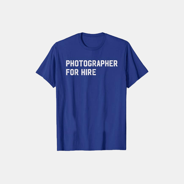 photographer for hire photography shirts
