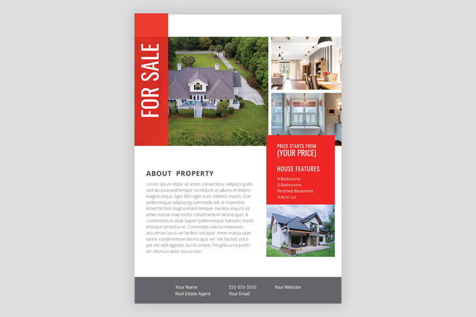 for sale by owner flyer examples