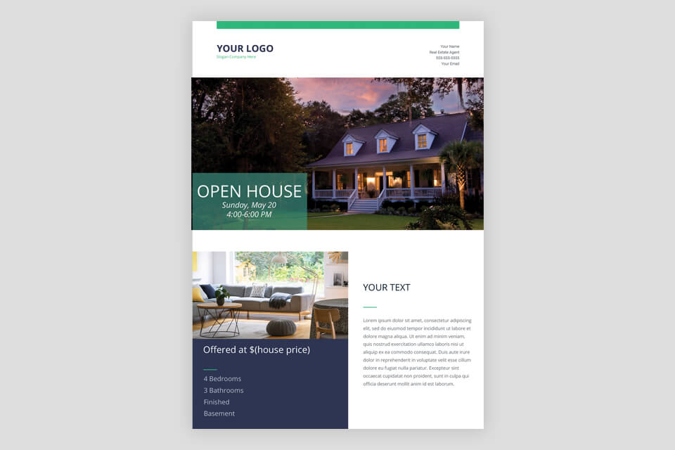 open house flyer template