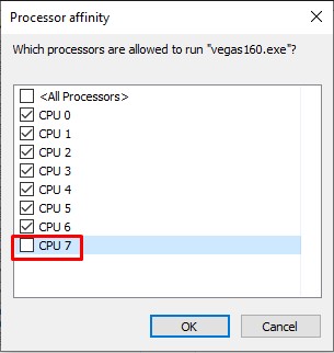 vegas pro settings multi corel