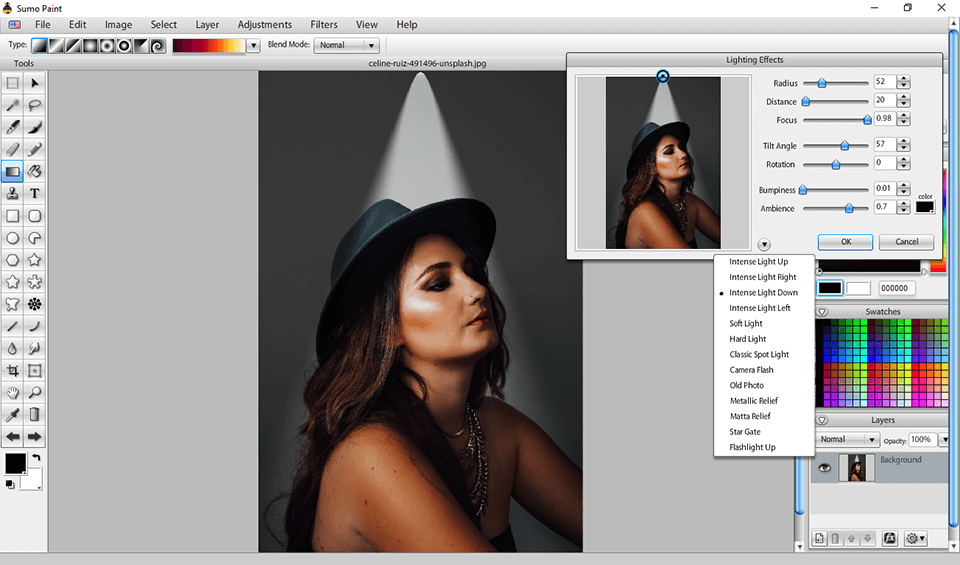 sumopaint image editor effects
