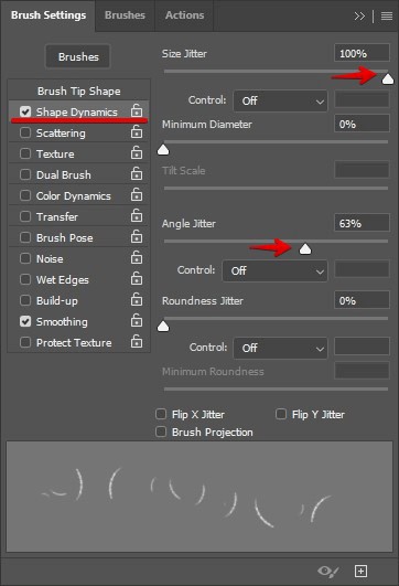 change beard photoshop brush shape dynamics