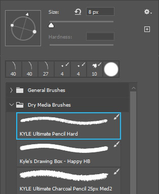 beard photoshop brush tool