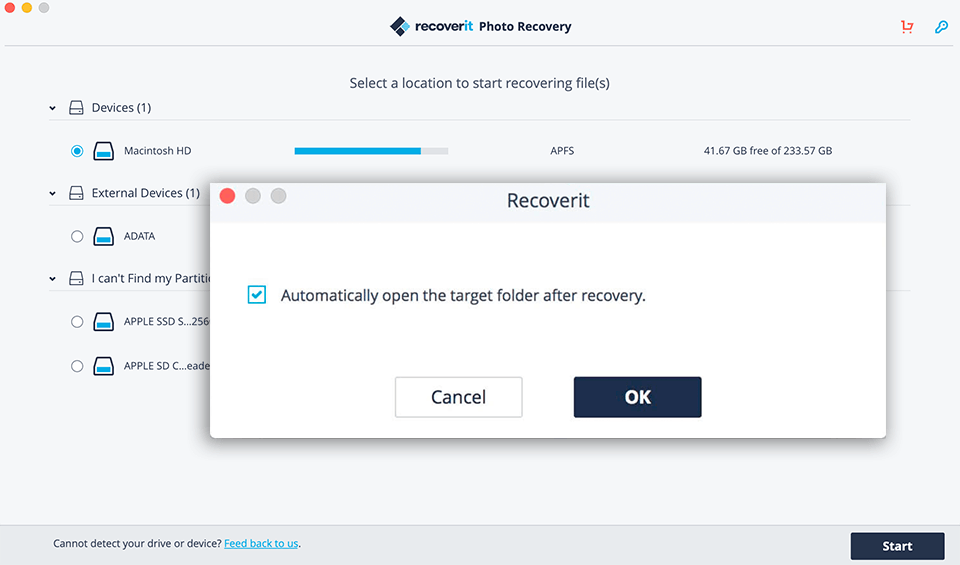 recoverit mac data recovery software