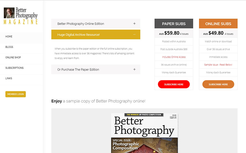 best photography magazines better photography 
