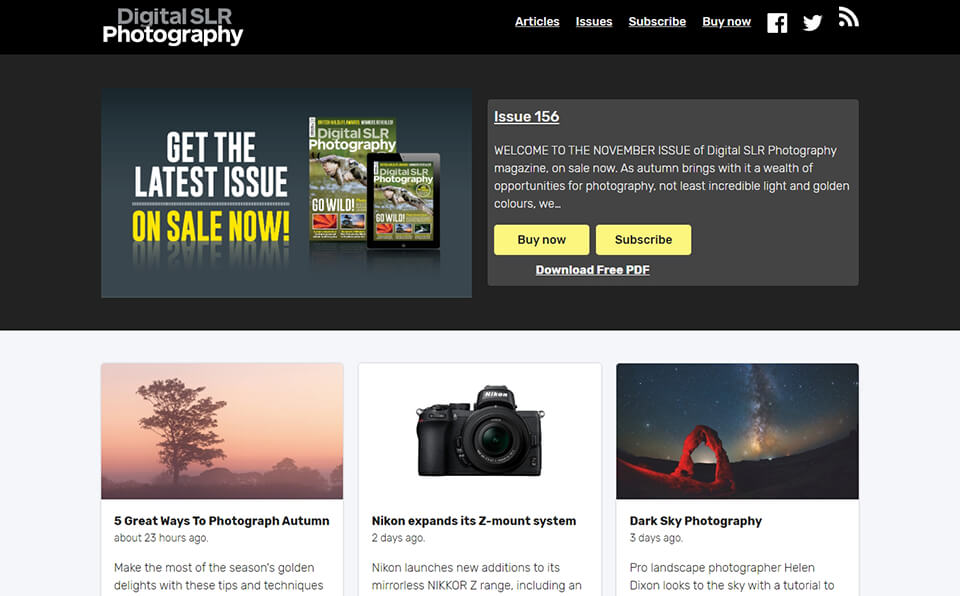 best photography magazines digital slr photography