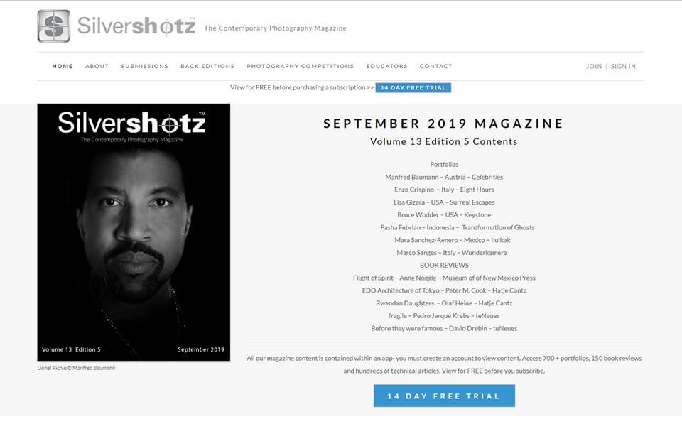best photography magazines silvershotz