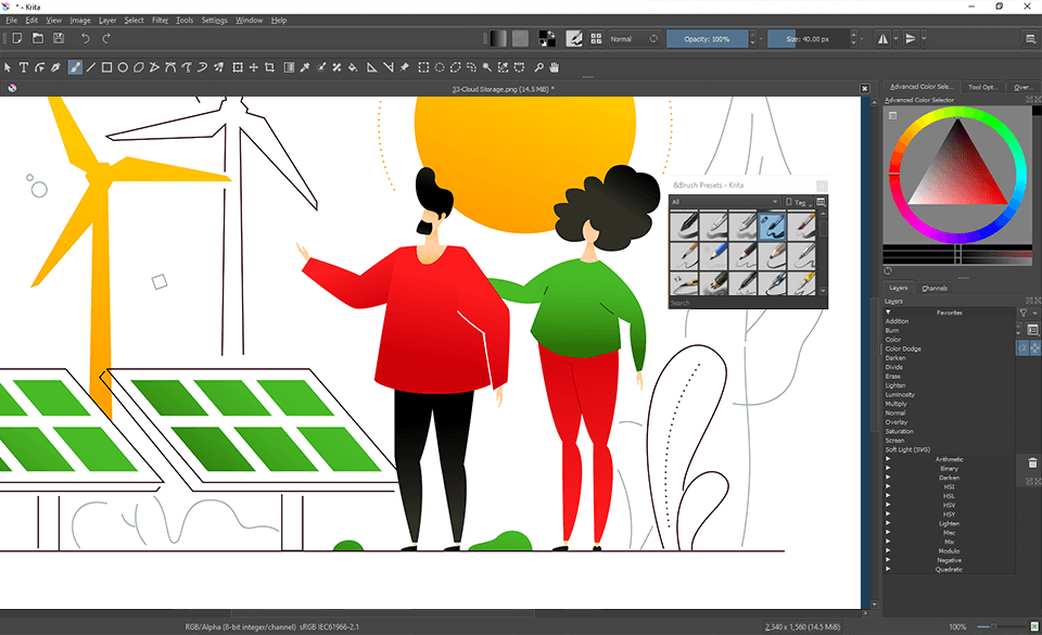 krita paint.net alternative