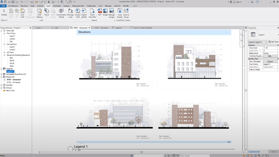 revit interface