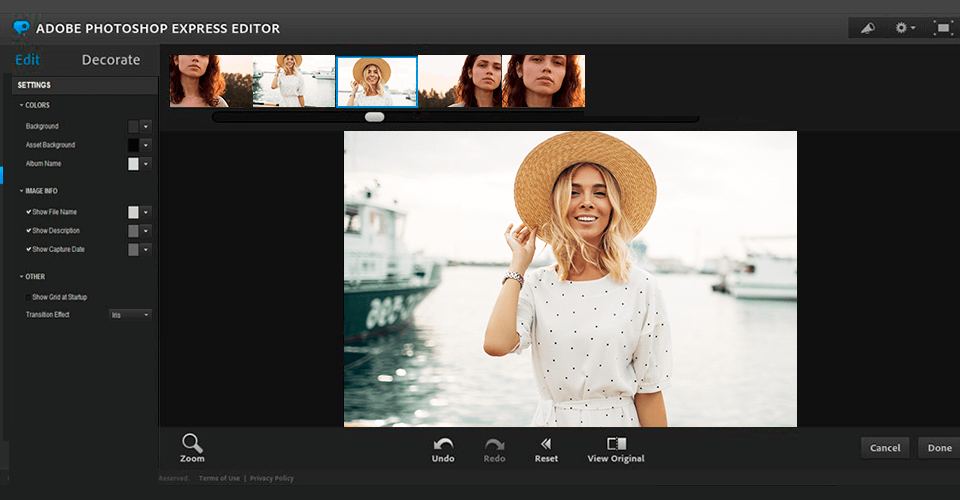 adobe photoshop express pixlr alternative interface