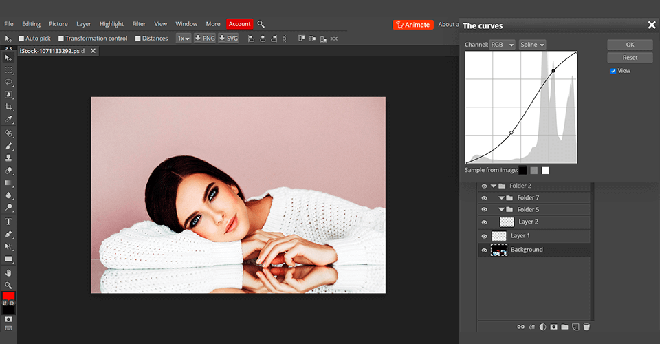 photopea pixlr alternative interface