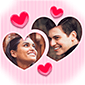 love photo collage creator love picture editor logo