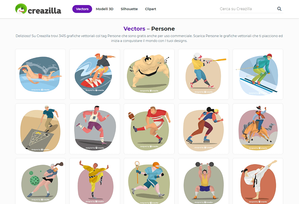 сreazilla migliori siti immagini vettoriali interfaccia