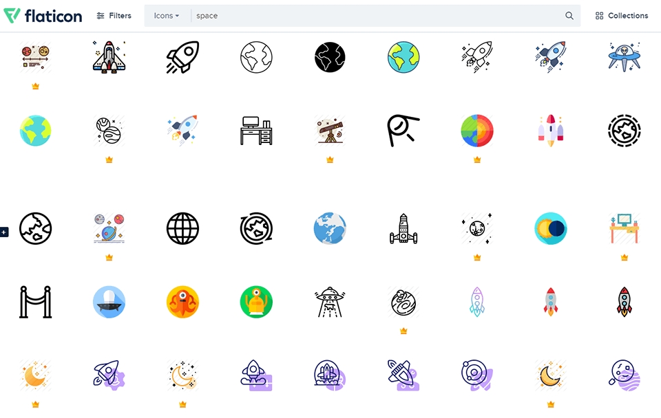 flaticon migliori siti immagini vettoriali gratis interfaccia