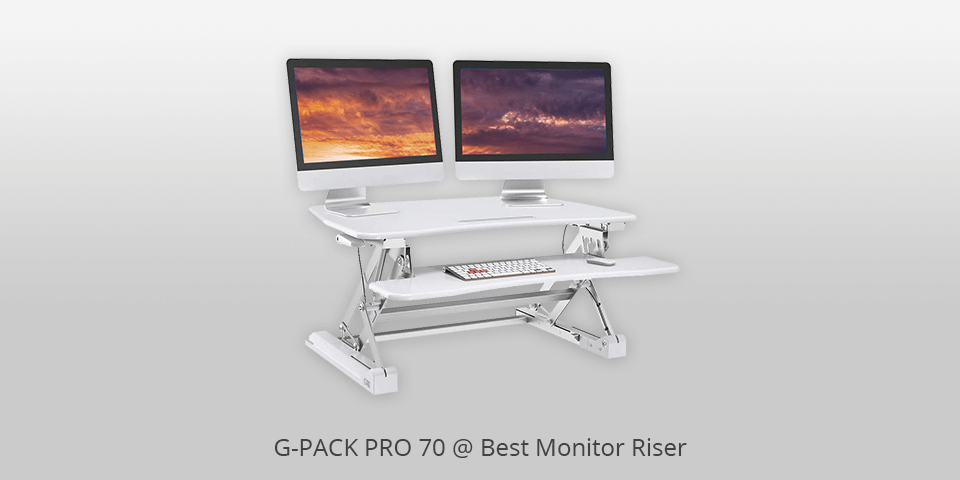 adjustable monitor riser