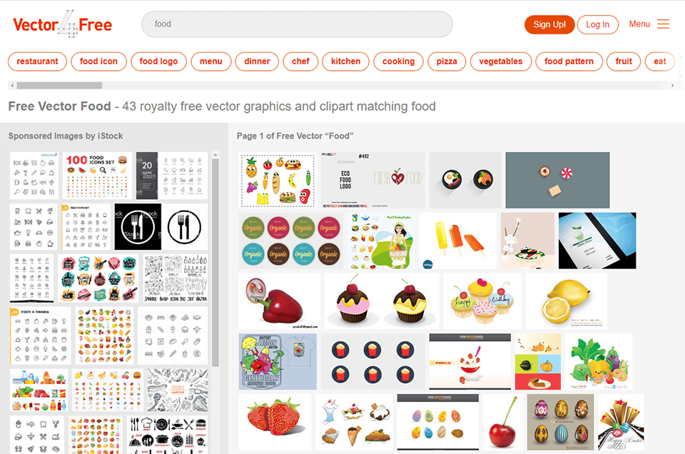 vector4free migliori siti immagini vettoriali interfaccia