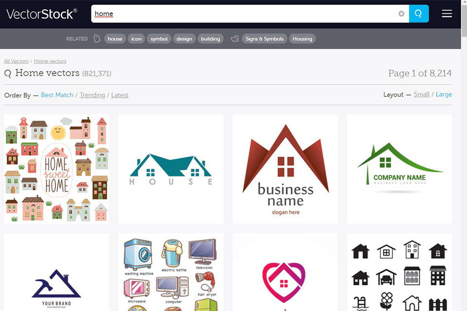 vectorstock migliori siti immagini vettoriali interfaccia