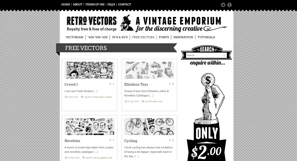 wektory retro najlepszy darmowe wektory witryn interfejs