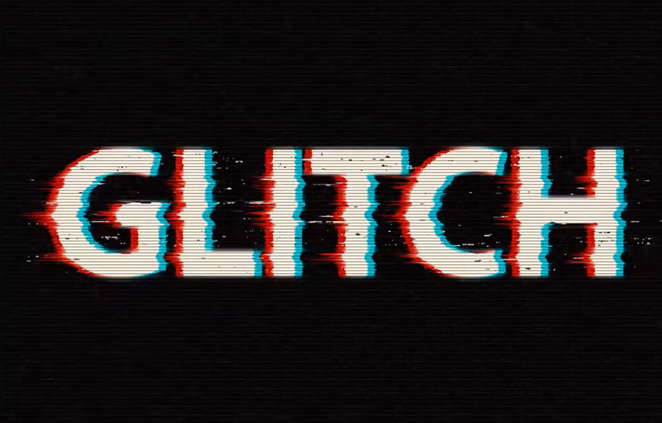 glitch text effect tutorial