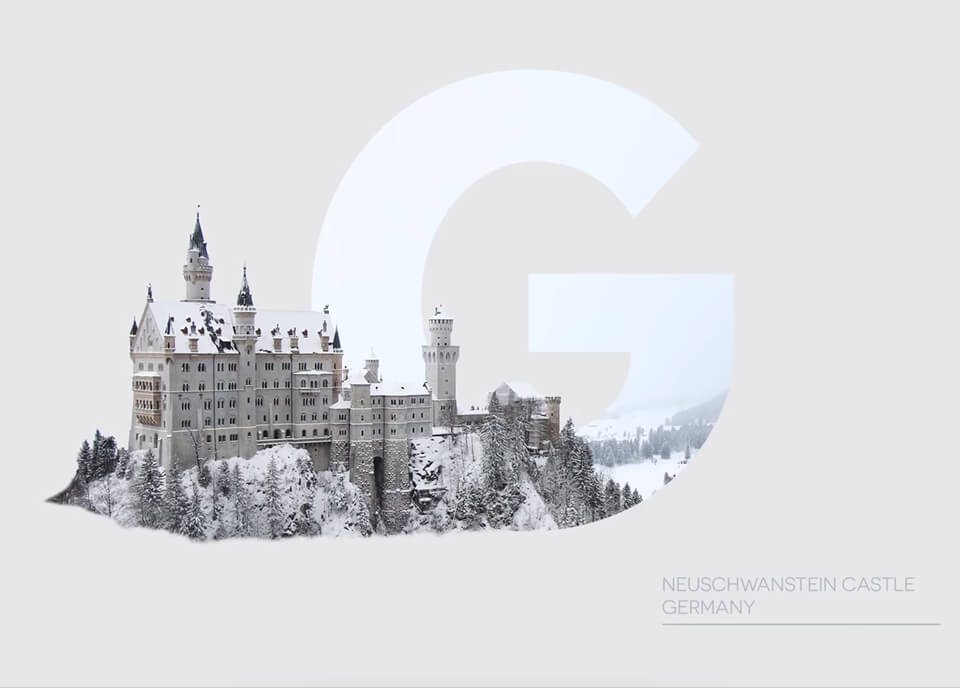 landmark typography text effect tutorial