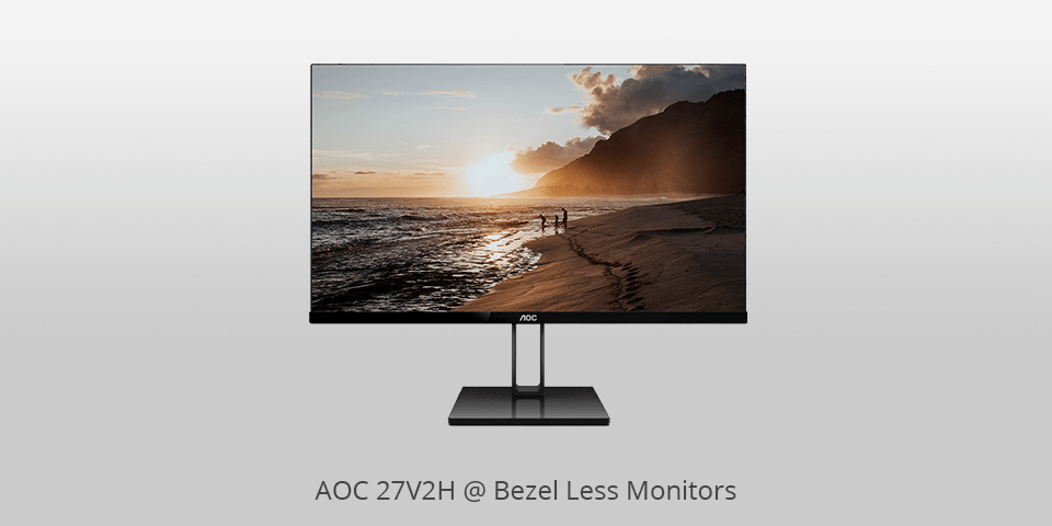 bezel less monitor aoc 27v2h