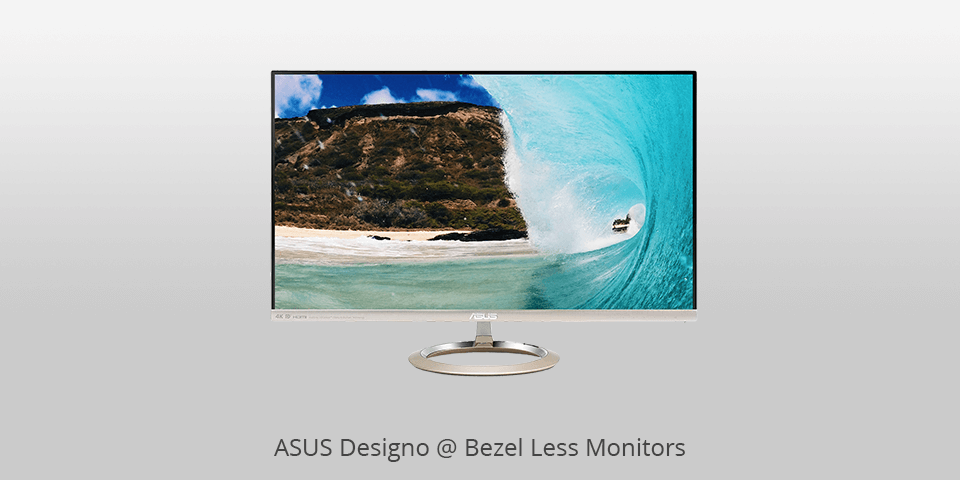 bezel less monitor asus designo