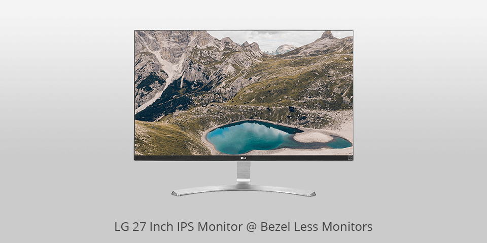 bezel less monitor lg 27 inch ips