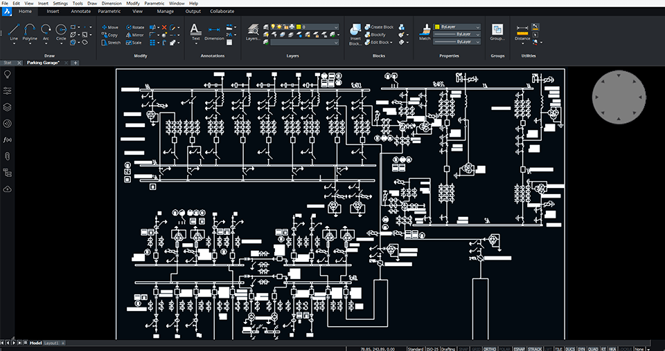 programs like autocad bricscad interface