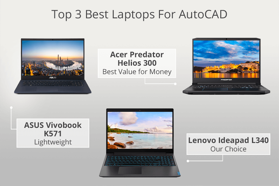 top 3 best laptop for autocad