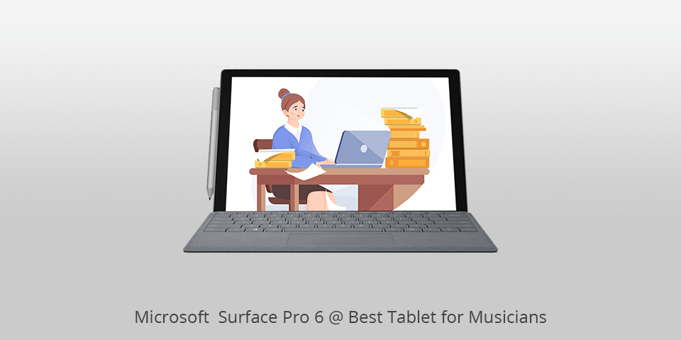 microsoft surface pro 6 versatility tablet for musicians