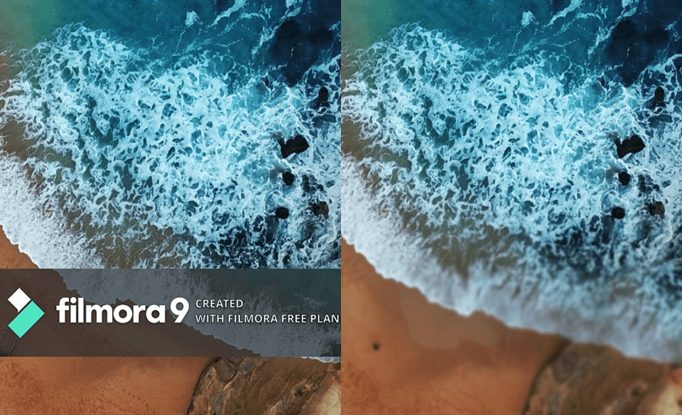 blur filmora watermark online