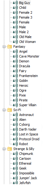 voxal voice changer effects