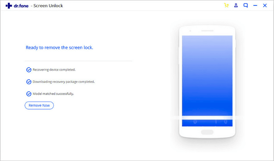 dr fone interface unlock