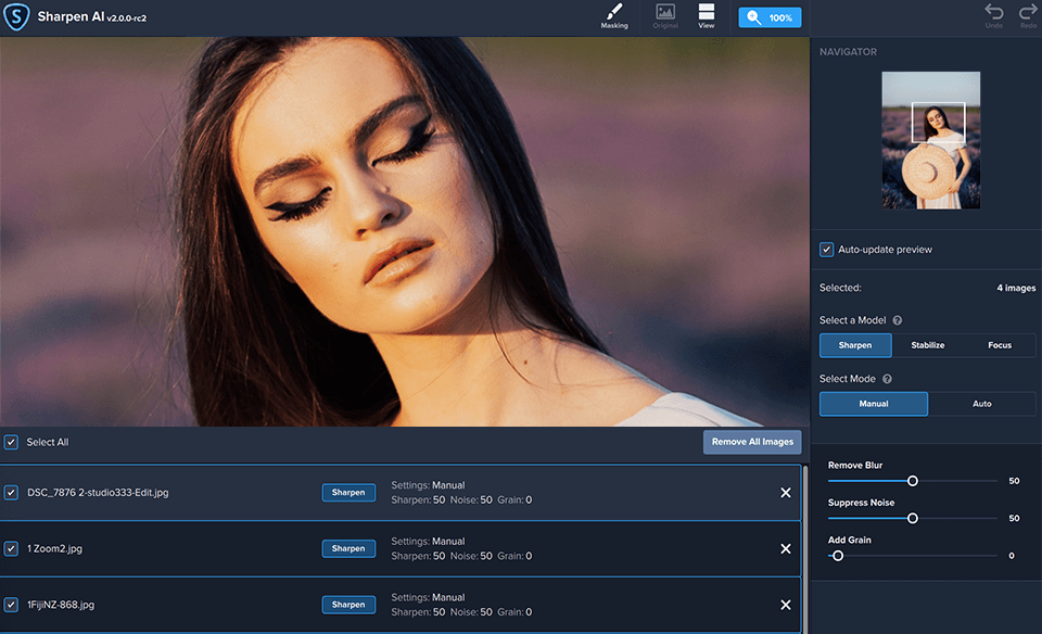 topaz sharpen ai batch processing