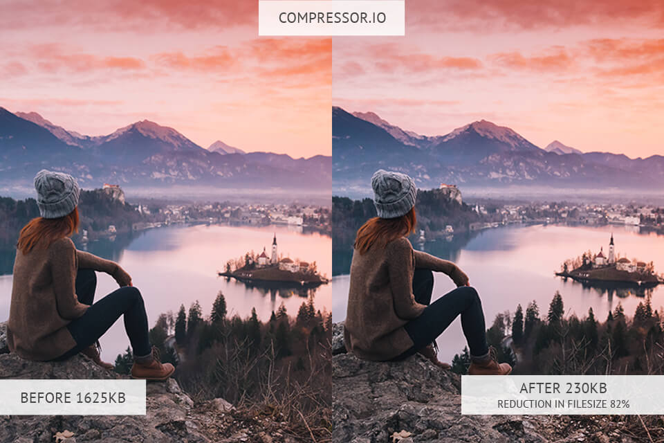 compressor image optimizer results