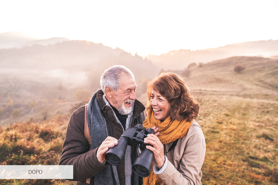 Photoshop azione opaco prima e dopo 